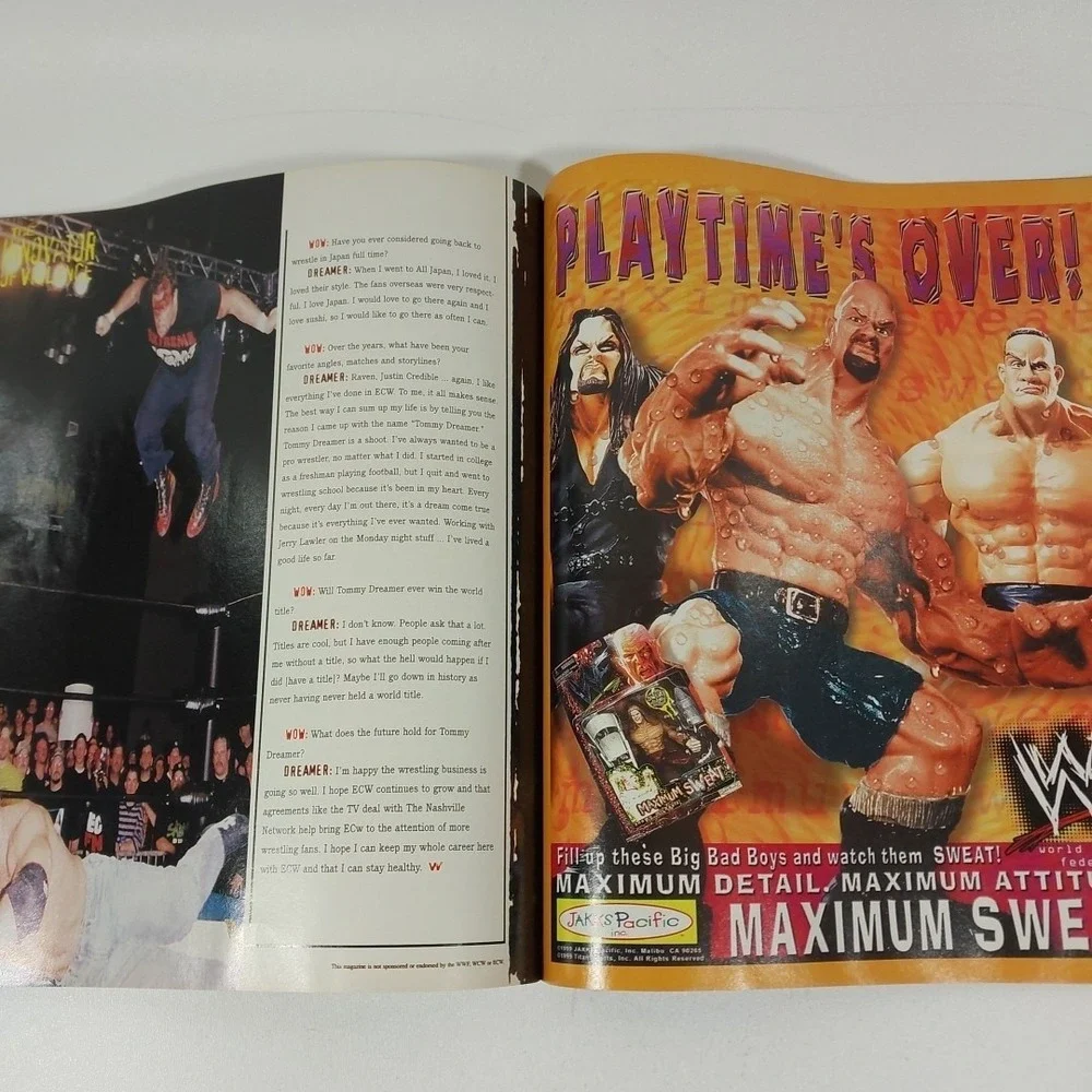 WOW World of Wrestling‎ WWE WWF Magazine Sable